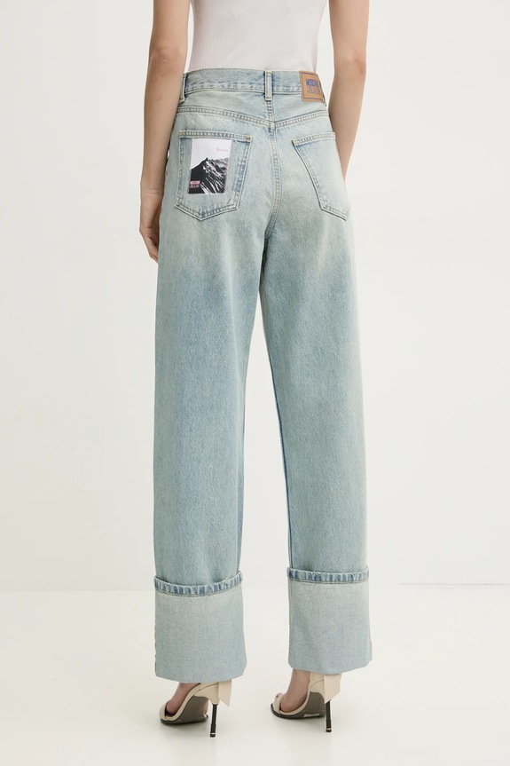 Odzież Moschino Jeans jeansy 0313.3217 niebieski