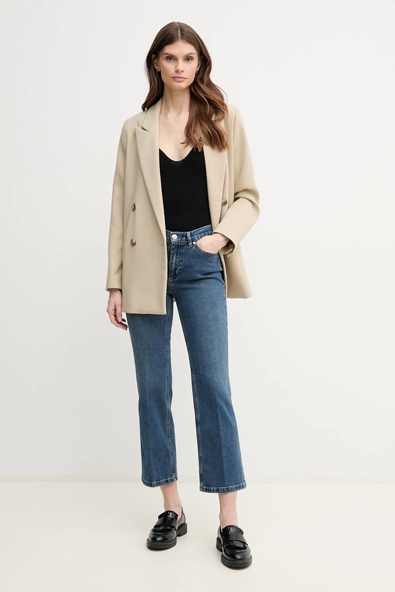 OUI jeansy 92288 granatowy SS25