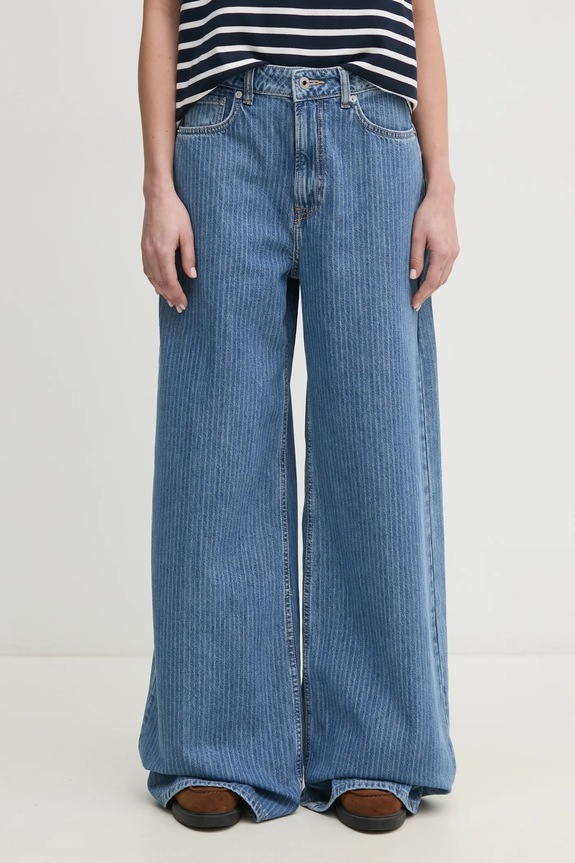 Pepe Jeans jeans WIDE LEG JEANS UHW JAIMY Planet friendly blu PL204740ID1
