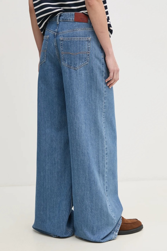 Abbigliamento Pepe Jeans jeans WIDE LEG JEANS UHW JAIMY PL204740ID1 blu