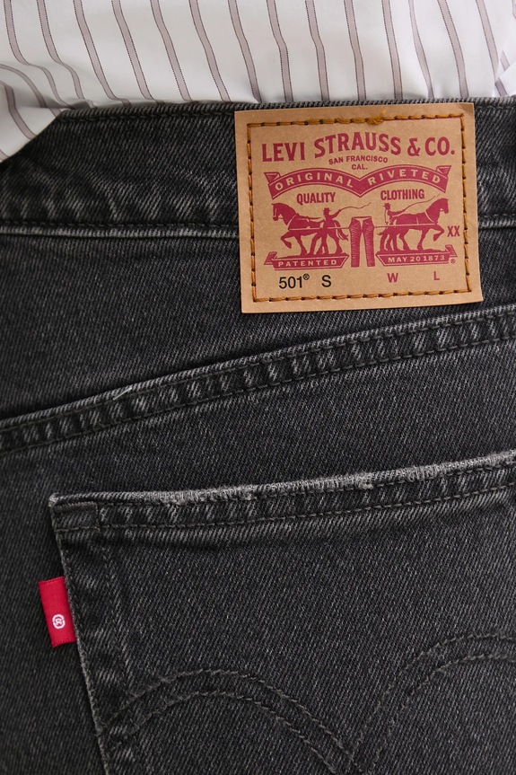 Levi's jeansy 501 SKINNY szary 29502