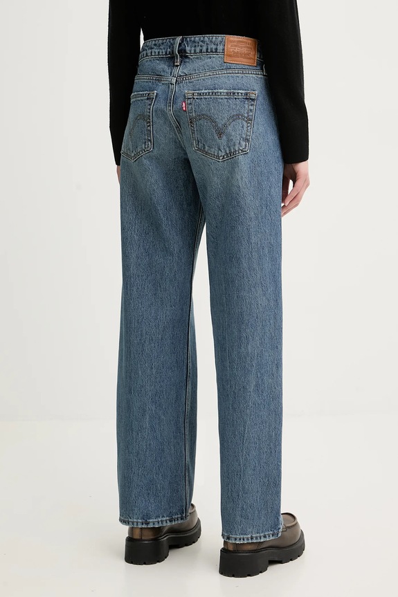 Odjeća Traperice Levi's LOW LOOSE A5566 plava