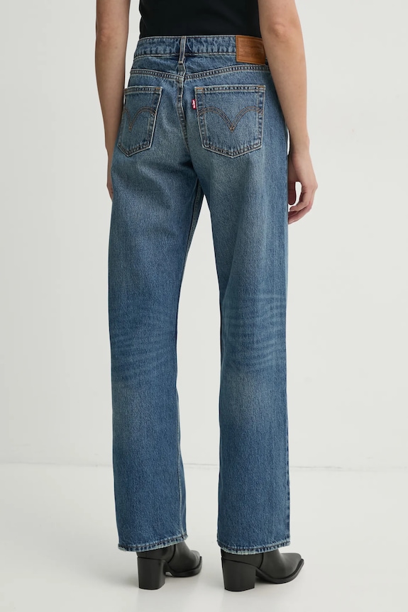 Odzież Levi's jeansy LOW LOOSE A5566 niebieski