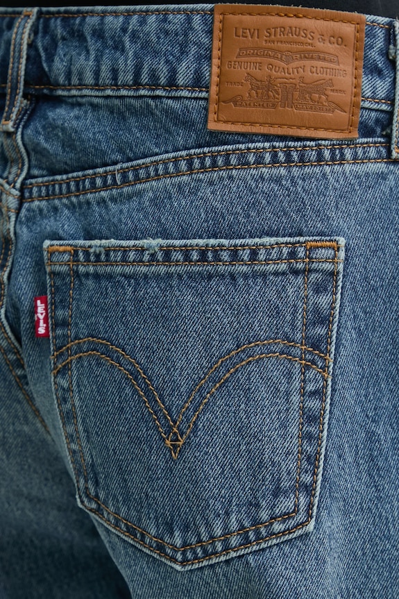 Levi's jeansy LOW LOOSE niebieski A5566