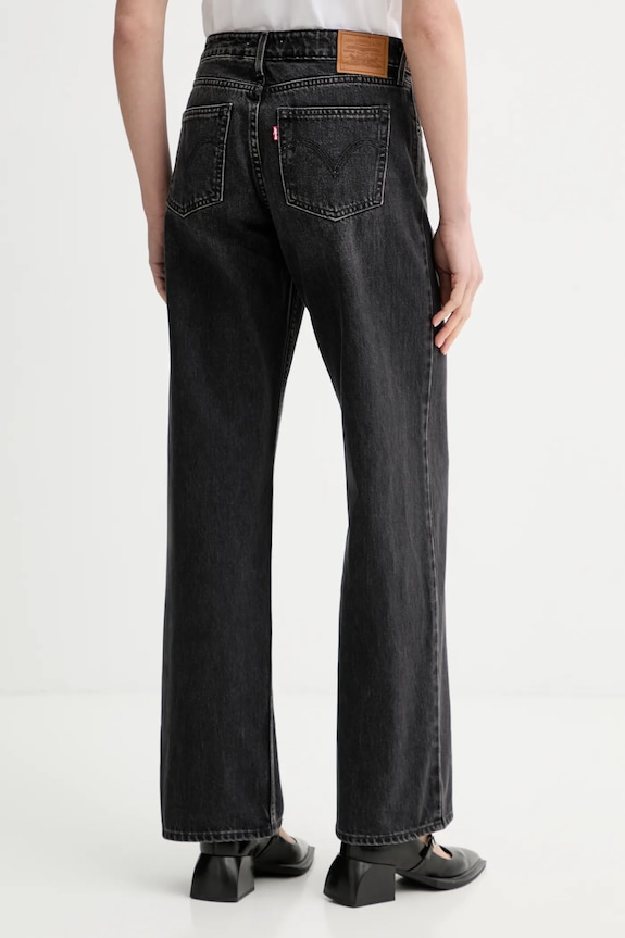 Odzież Levi's jeansy LOW LOOSE A5566 czarny