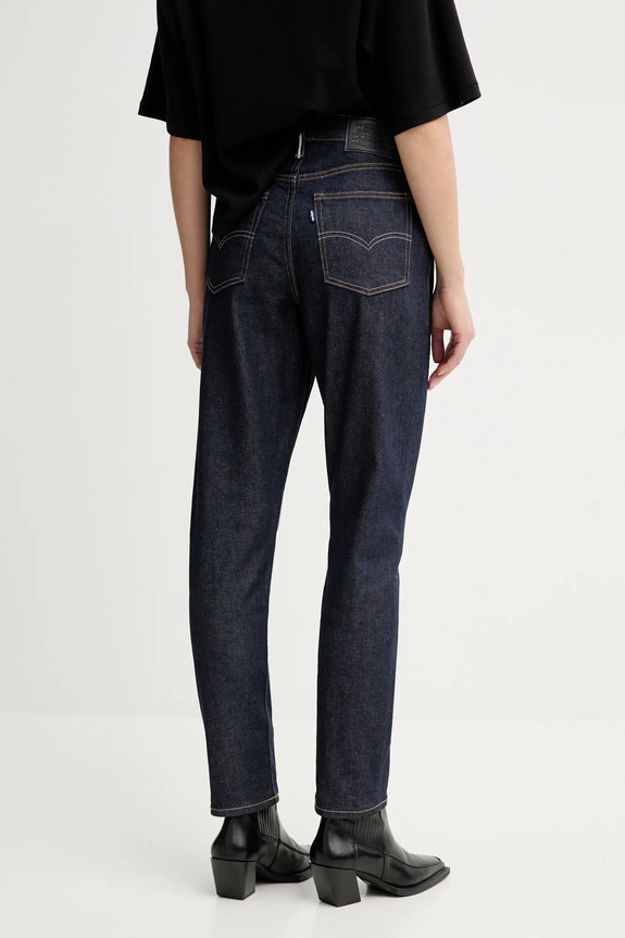 Ρούχα Τζιν παντελόνι Levi's HI-RISE BOYFRIEND A5893 σκούρο μπλε