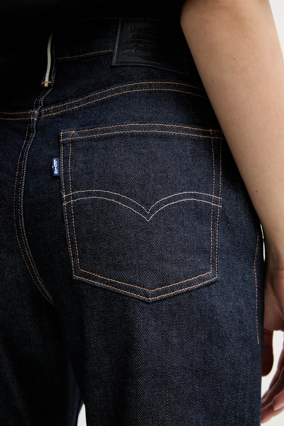 Τζιν παντελόνι Levi's HI-RISE BOYFRIEND σκούρο μπλε A5893