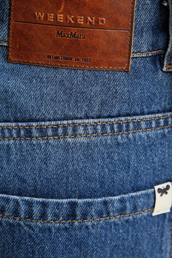 Weekend Max Mara jeansy 2515181021600 niebieski