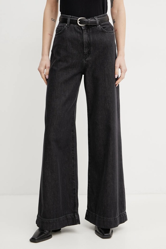 Weekend Max Mara jeansy czarny 2515181061600