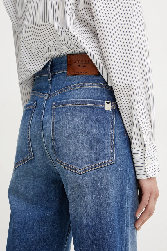 Weekend Max Mara jeansy niebieski 2515181071600