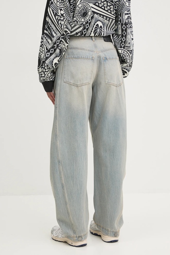 Одежда Хлопковые джинсы adidas Originals DENIM BN PANT JX9212 голубой
