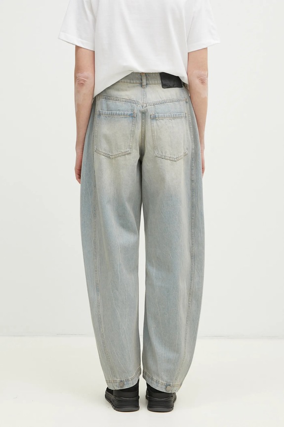 Oblečení Bavlněné džíny adidas Originals DENIM BN PANT JX9212 modrá