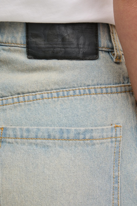 Τζιν παντελόνι adidas Originals DENIM ZIP PANT JX9210 μπλε
