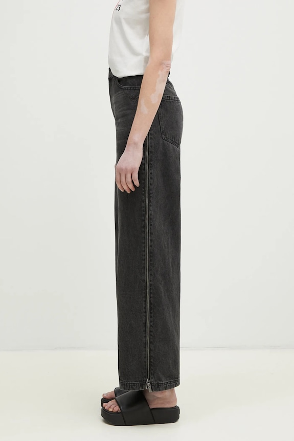 Clothing adidas Originals jeans DENIM ZIP PANT JX9211 black