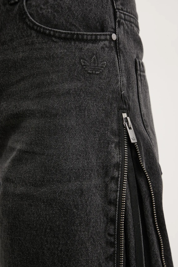 adidas Originals jeans DENIM ZIP PANT JX9211 nero
