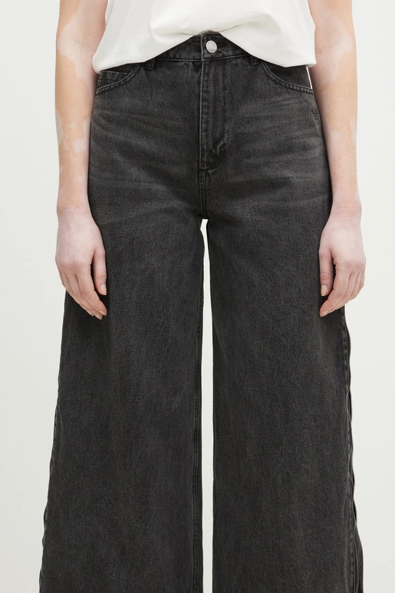 adidas Originals jeans DENIM ZIP PANT JX9211 black