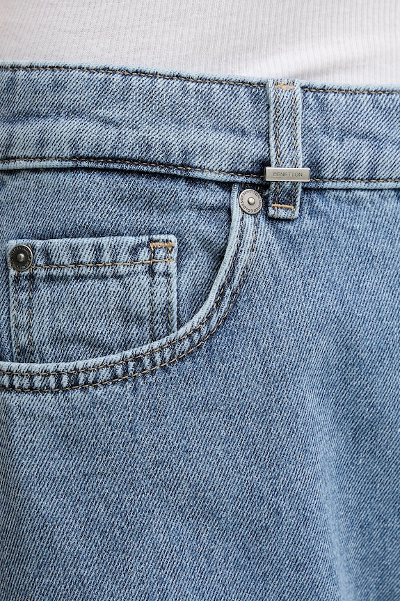 United Colors of Benetton jeansy 43UNDE02B niebieski