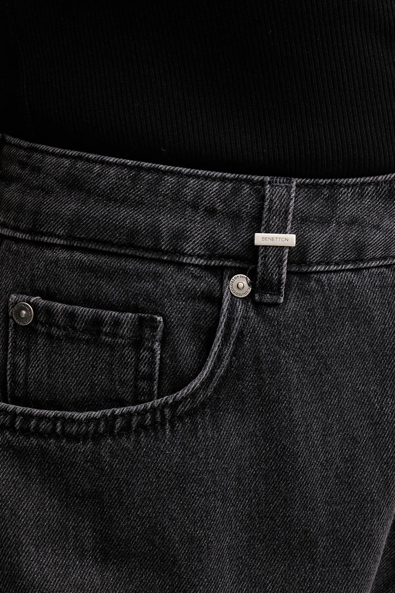 United Colors of Benetton jeansy czarny 43UNDE02B