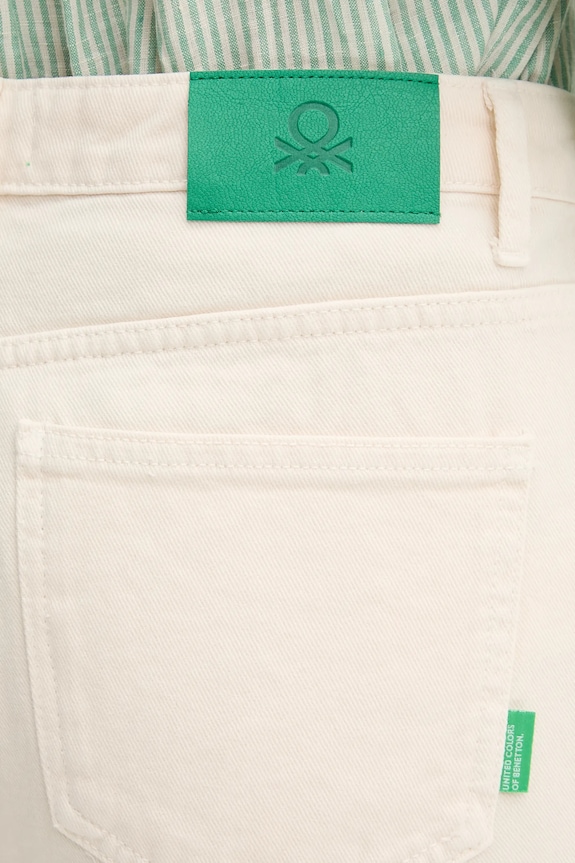 United Colors of Benetton jeans in cotone beige 4RZVDE00J