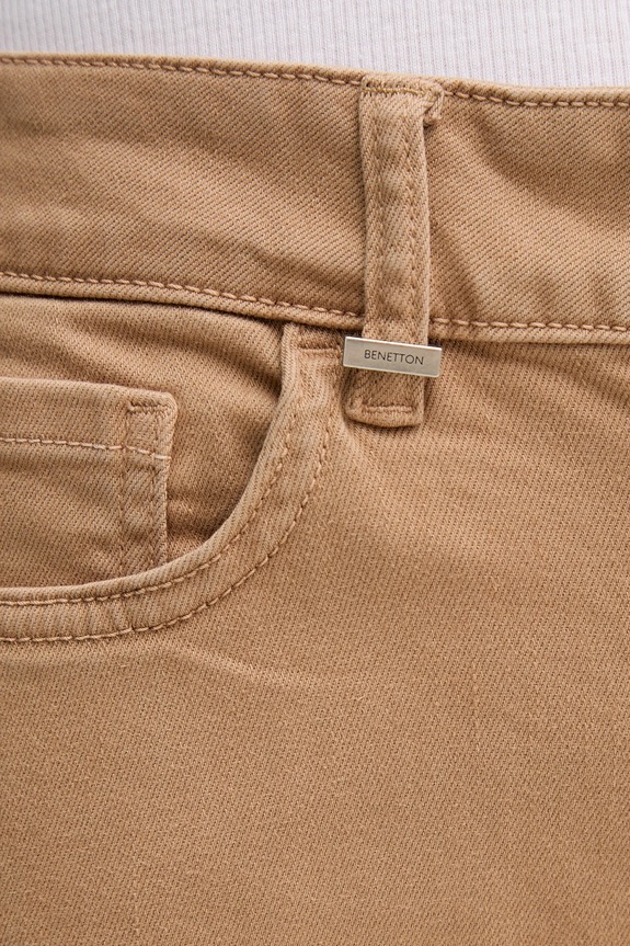 Τζιν παντελόνι United Colors of Benetton πράσινο 4WDDDE029