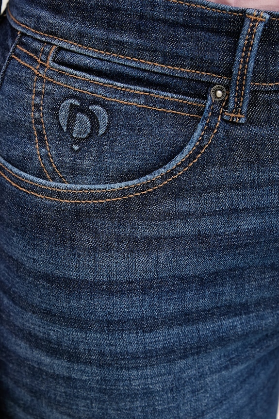 Desigual jeansy KUSAMA granatowy 25SWDD74