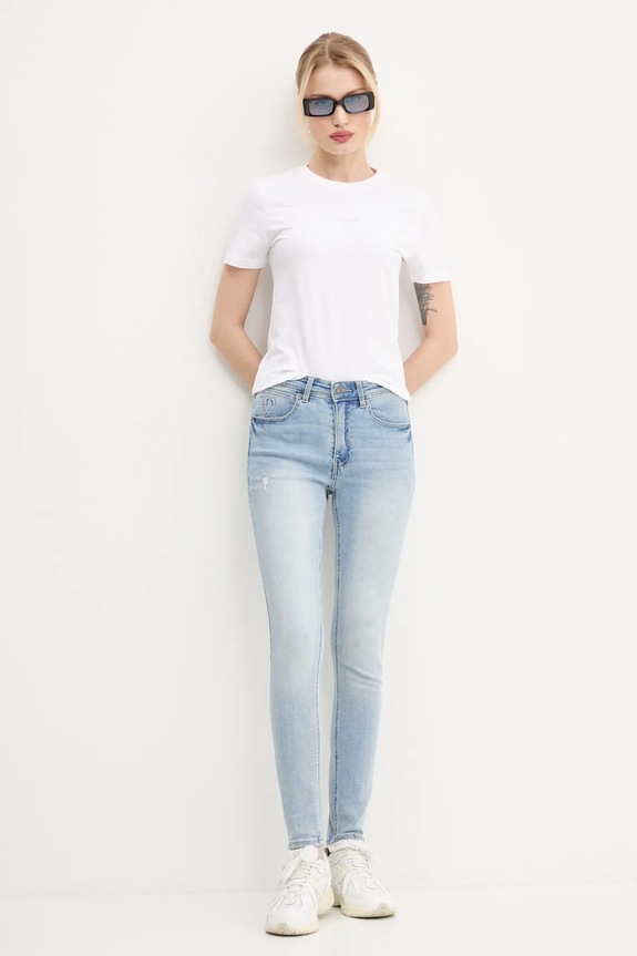 Τζιν παντελόνι Desigual LEYSTER 25SWDD75 μπλε SS25