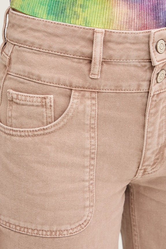 Kavbojke Desigual PENSILVANIA oranžna 25SWDD56