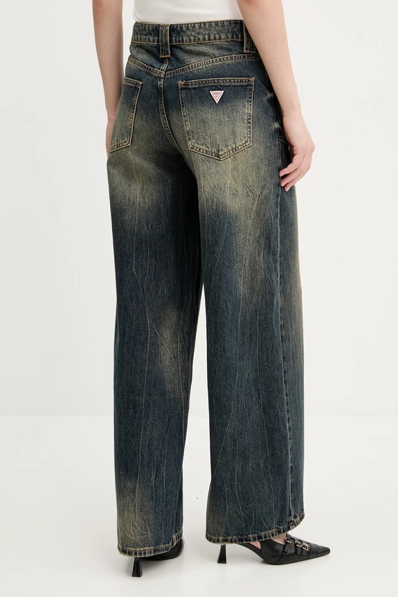 Oblačila Kavbojke Guess Originals W5RG02.D4XY0 mornarsko modra