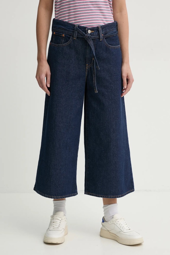 Levi's jeansy XL CULOTTE granatowy 001V1