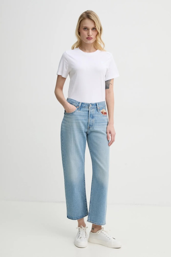 Rifle Levi's 501 90s ANKLE 501® 90S ANKLE A9150 modrá SS25