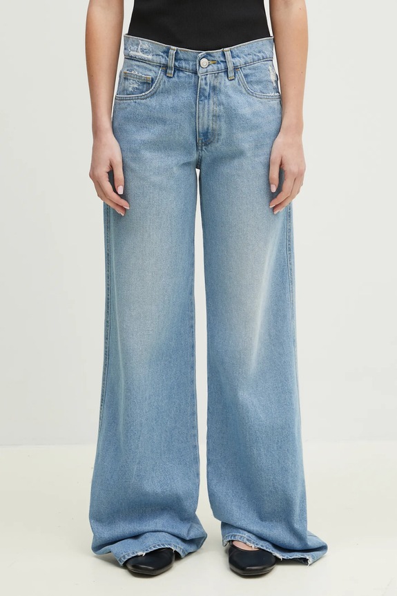 Джинси Coperni Wide Leg Denim блакитний COPP95F2008B