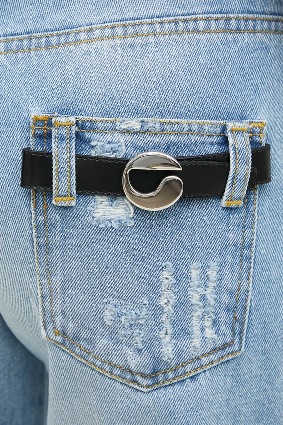 Τζιν παντελόνι Coperni Wide Leg Denim μπλε COPP95F2008B