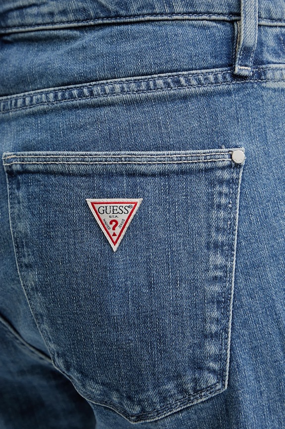 Guess jeansy W5GA1E.D4H7C niebieski