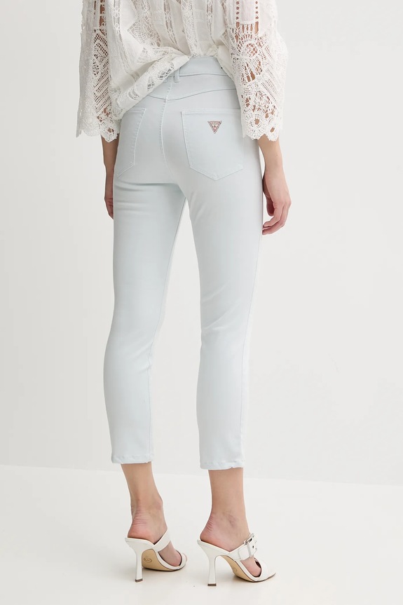 Odzież Guess jeansy CAPRI W5GA91.W93CM niebieski