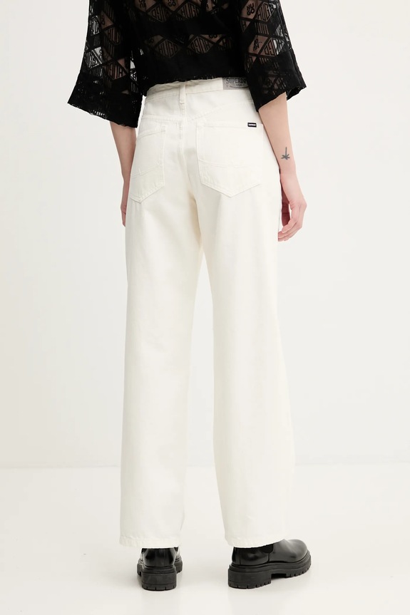 Ρούχα Τζιν παντελόνι Superdry W7011200A.8ML μπεζ