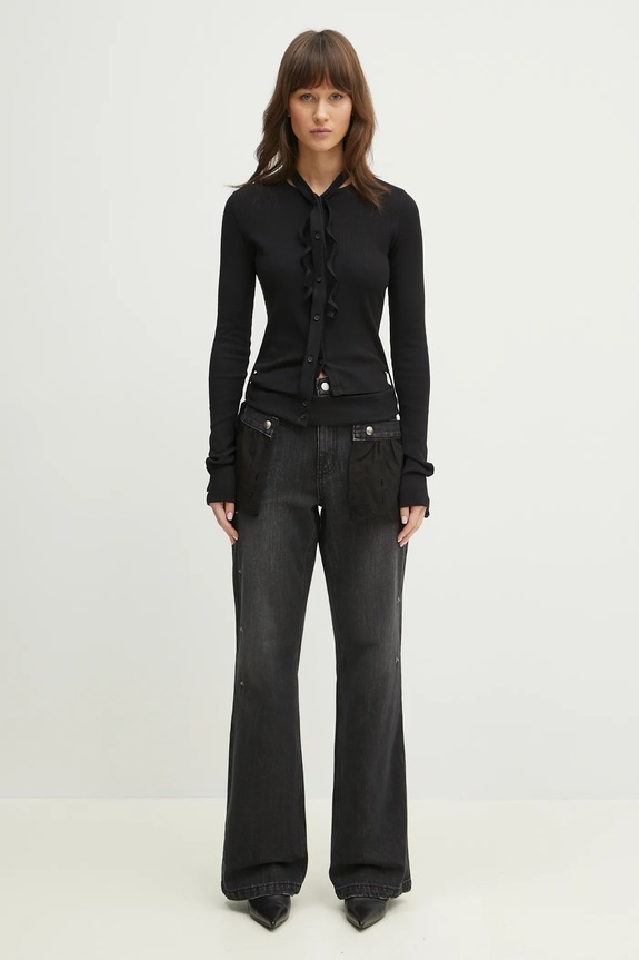 Džíny Andersson Bell Flower Lace Attached Bootcut apa796w