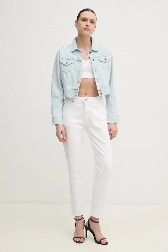 Calvin Klein jeansy K20K208261 biały SS25