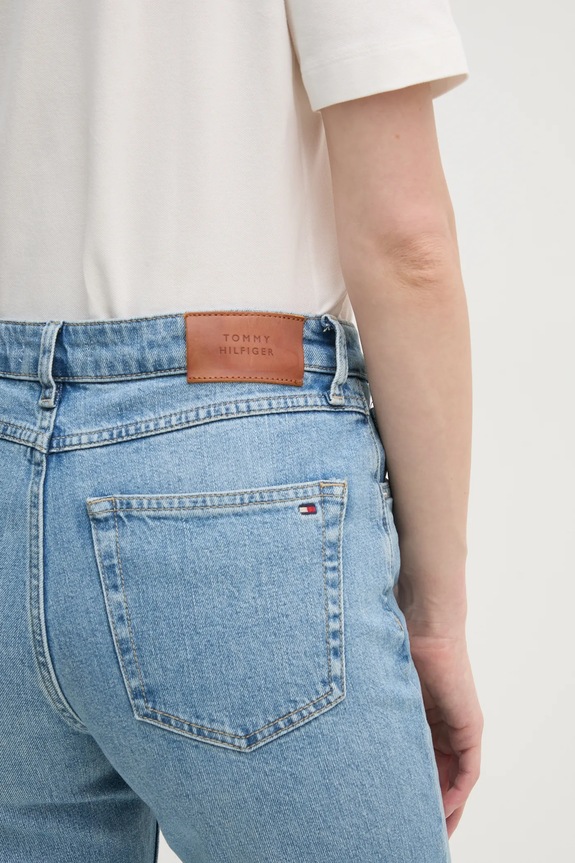 Tommy Hilfiger jeans din bumbac albastru WW0WW44345