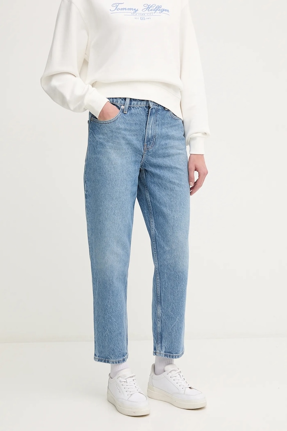 Džíny Tommy Hilfiger Planet friendly modrá WW0WW44365