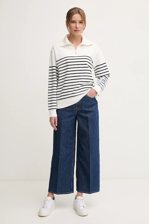 Tommy Hilfiger jeansy bawełniane WW0WW44360 granatowy SS25