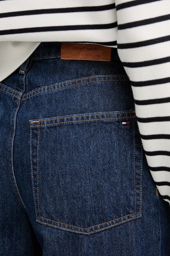 Tommy Hilfiger jeansy bawełniane granatowy WW0WW44360