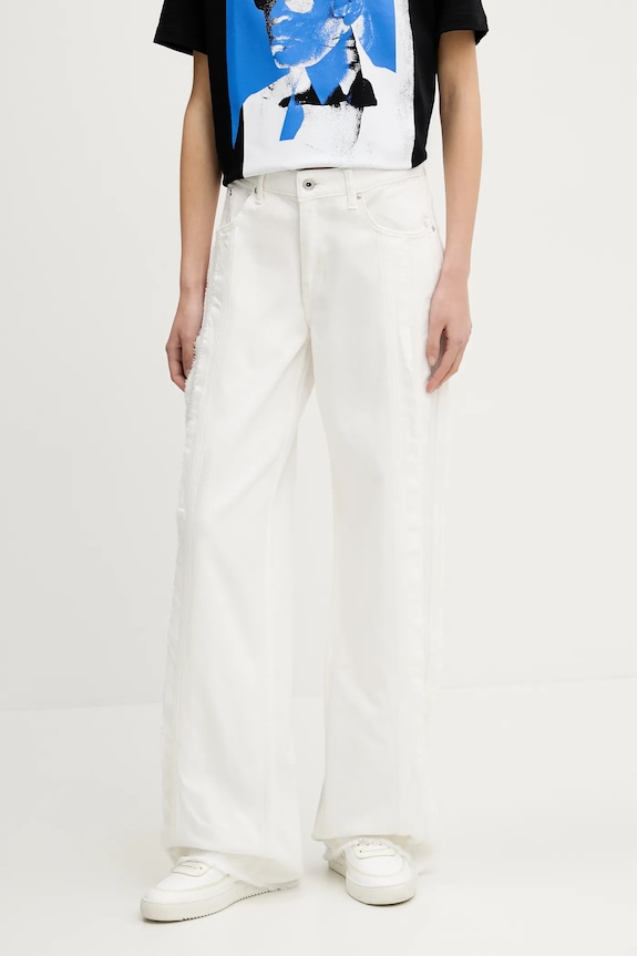 Kavbojke Karl Lagerfeld Jeans bela A2W10049