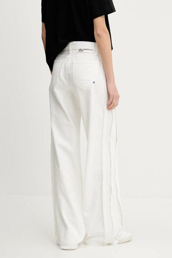Oblačila Kavbojke Karl Lagerfeld Jeans A2W10049 bela
