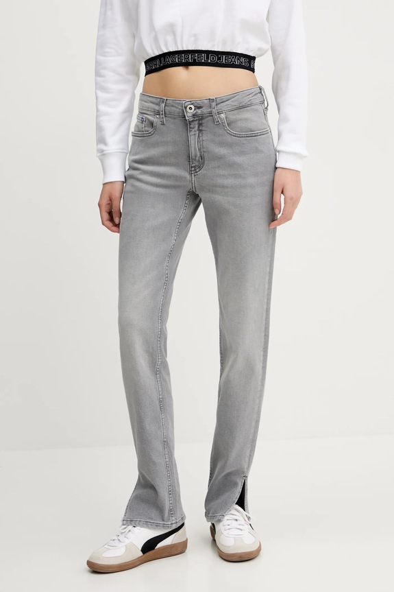 Karl Lagerfeld Jeans jeansy Planet friendly szary A2W10134