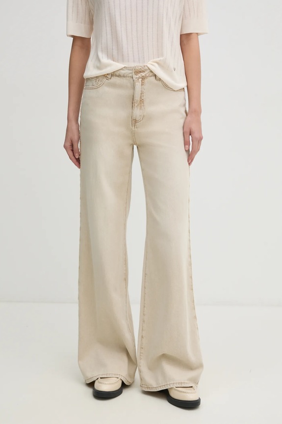 Gaudi jeansy beżowy 511BD25032