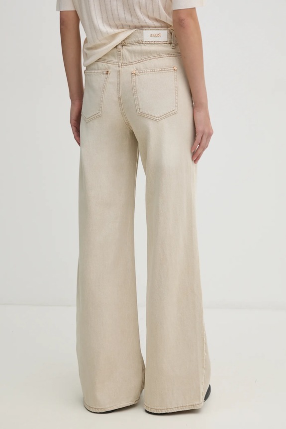 Odzież Gaudi jeansy 511BD25032 beżowy