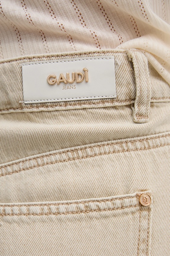 Gaudi jeansy beżowy 511BD25032