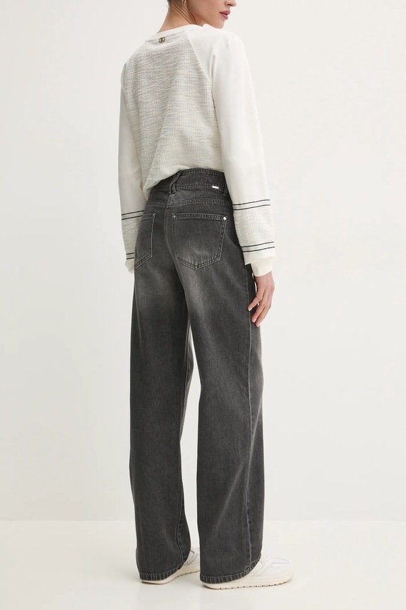 Odzież Morgan jeansy PELI PELI szary