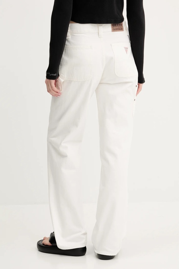 Ρούχα Τζιν παντελόνι Guess Originals M5GA92.D5C2B μπεζ