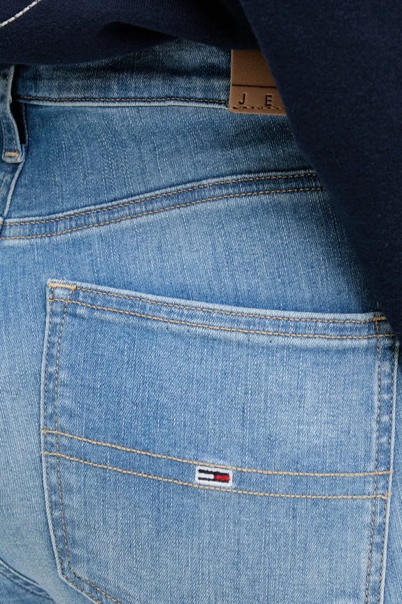 Rifle Tommy Jeans modrá DW0DW20028